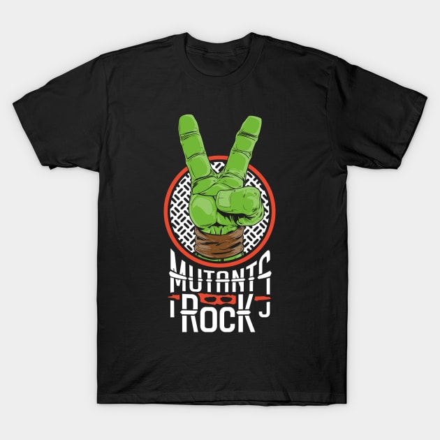 Mutants Rock - Raphael T-Shirt by RetroReview